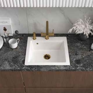 Мойка кухонная Reflexion Mini 50-WH RX1150WH белый